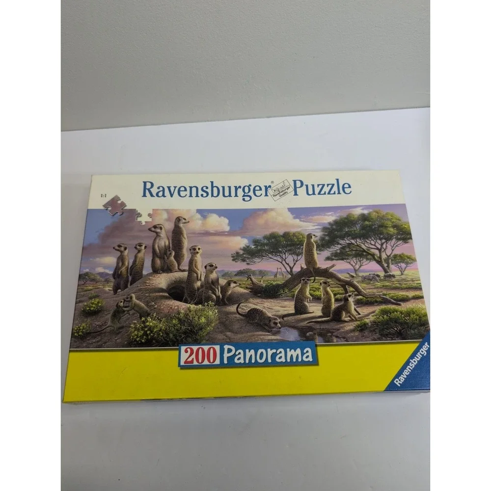 Ravensburger‎ 200 Piece Panorama Puzzle:  Adorable Meerkats Sz: 22 2/3